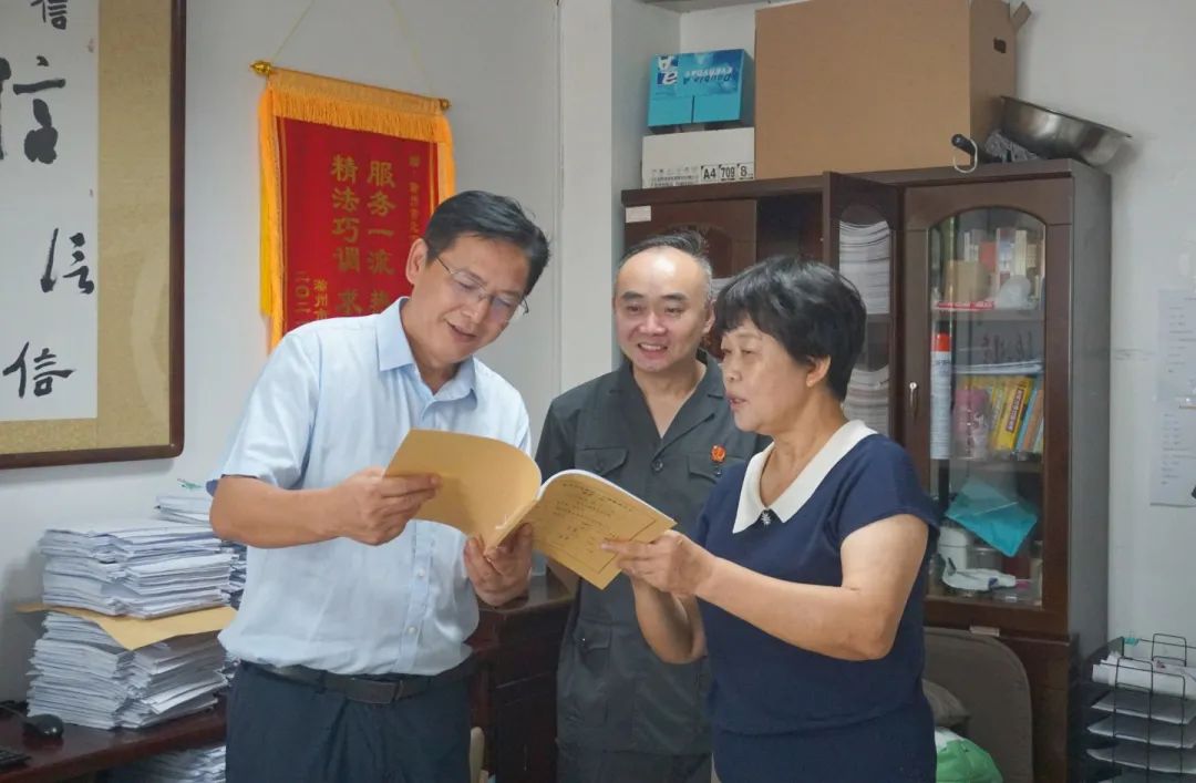 刘江华赴两区调研推进商会人民调解工作
